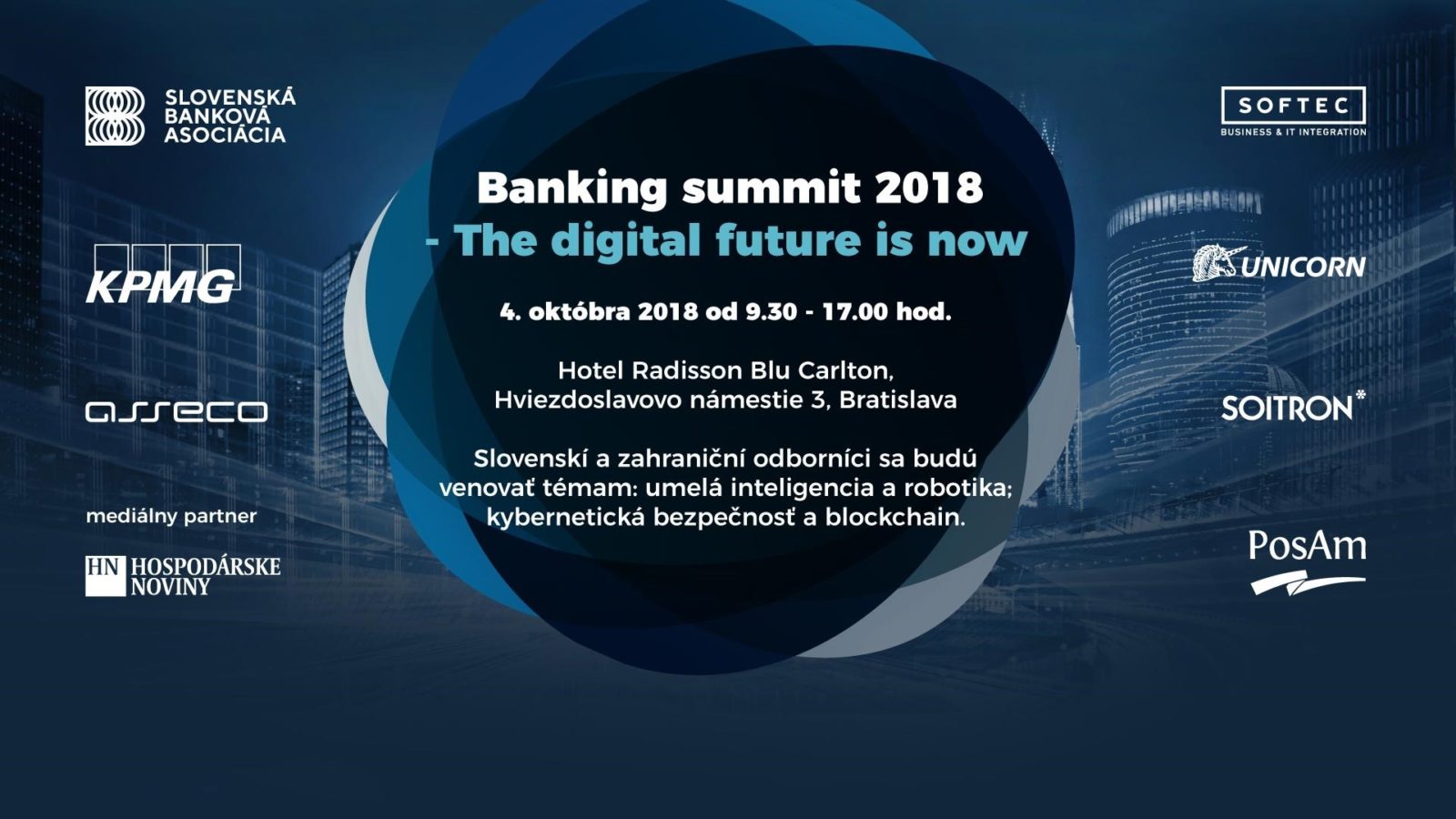 Banking summit 2018 – The digital future is now